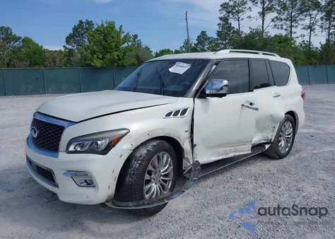 2016 Infiniti Qx80 из США, поврежденный, VIN JN8AZ2NE7G9125016